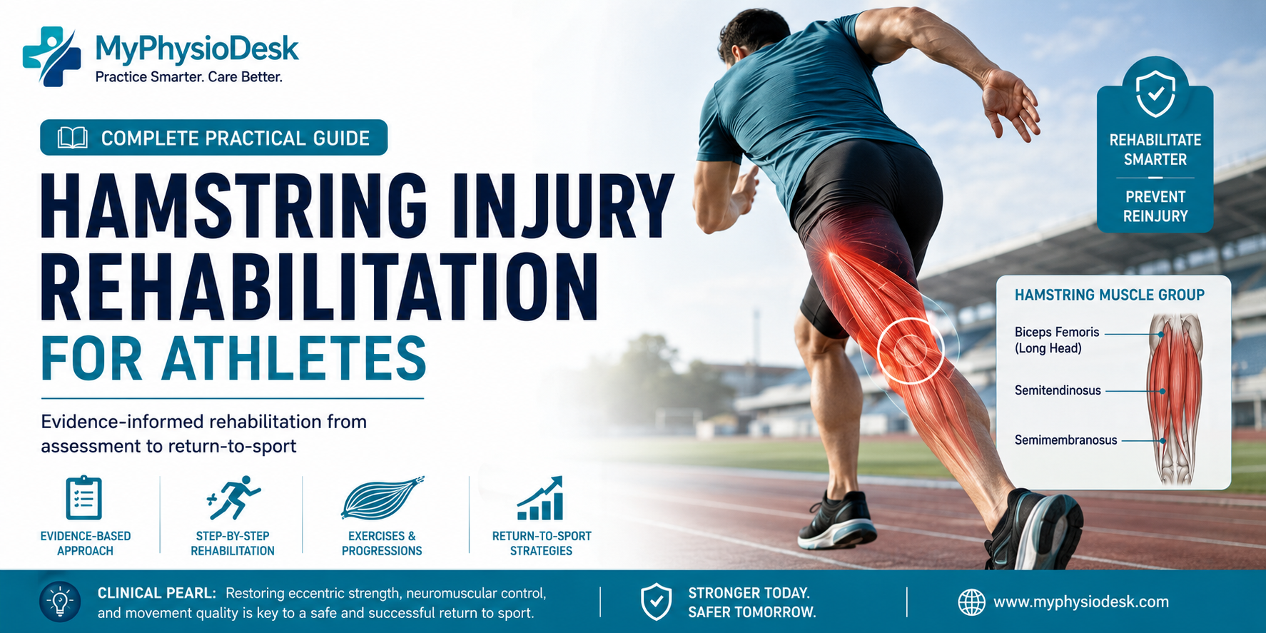 Hamstring Injury Rehabilitation for Athletes: A Complete Practical Guide for Physiotherapists