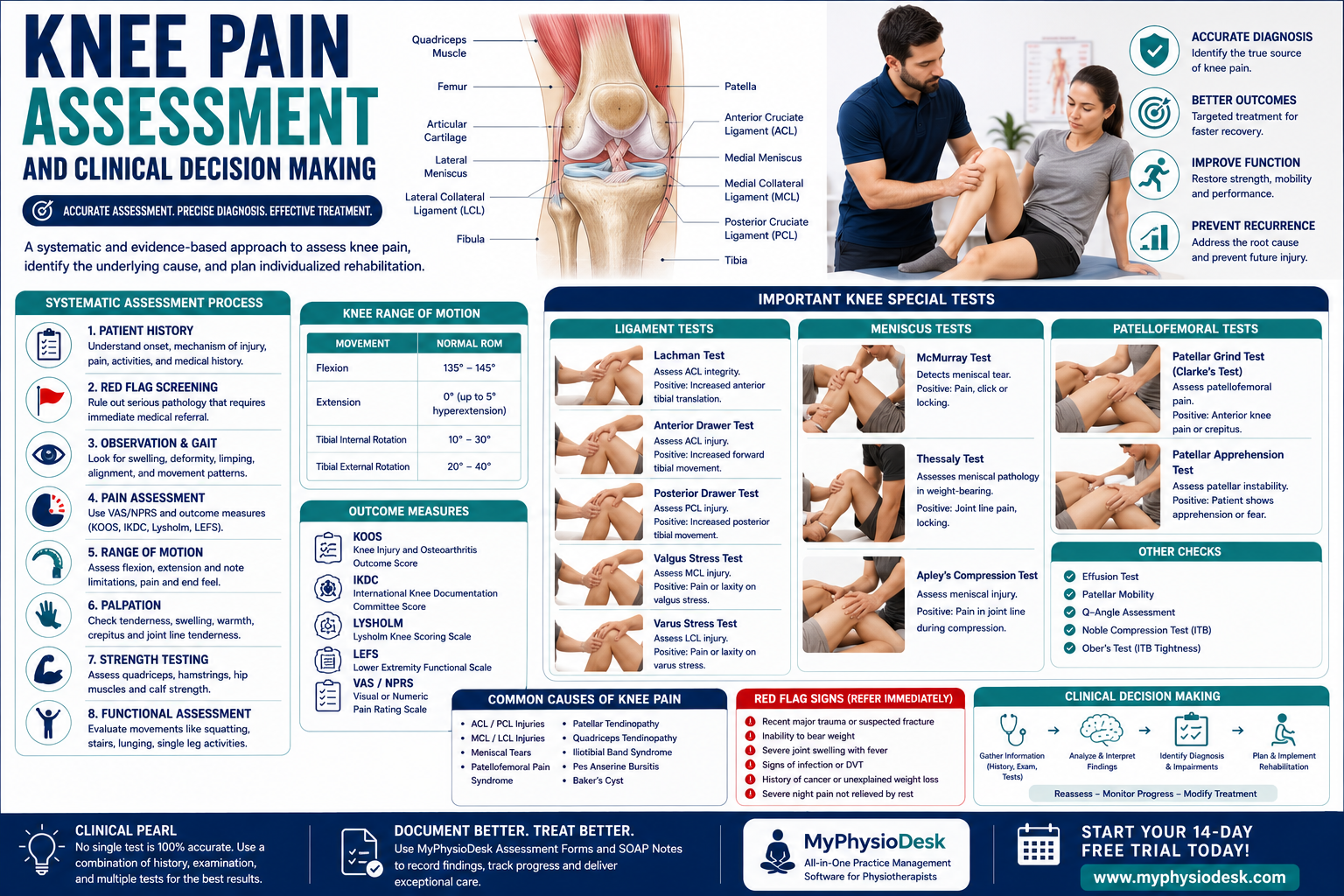 Knee Pain Assessment and Clinical Decision Making: A Complete Guide for Physiotherapists